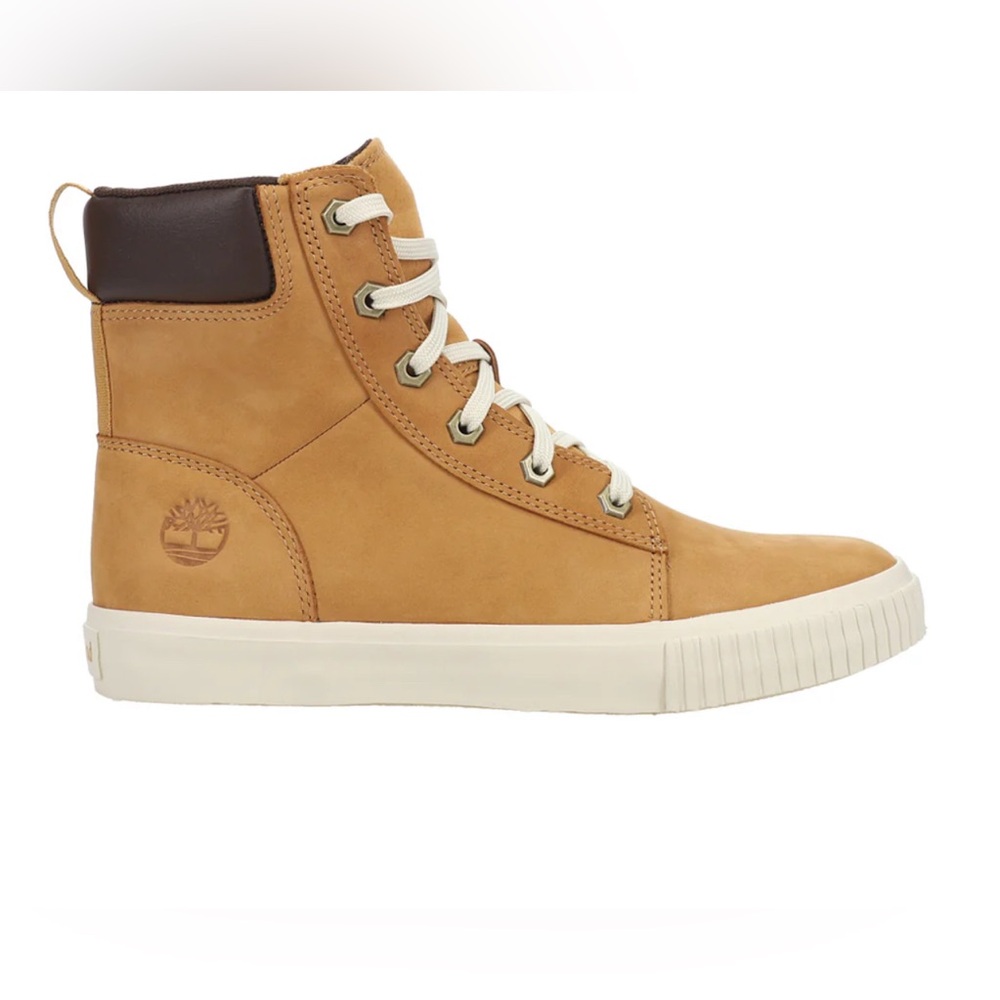 Timberland Wheat Skyla Bay 6in Logo Round Toe Lace Up Boots 9.5 M